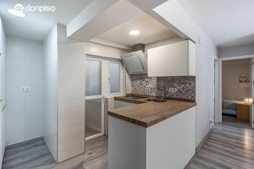 Köök - Modern Flat with Terrace in Avenida Cervantes, Granada