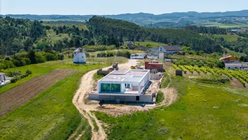 Õhuvaade - Contemporary House with Pool in Carvalhal
