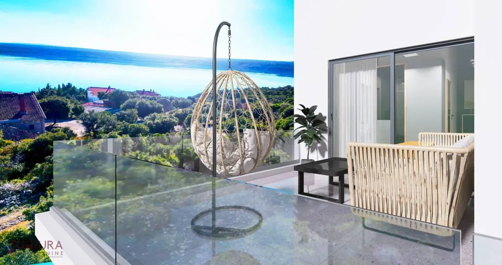 Balcone - Luxury Villa with Sea View in Posedarje