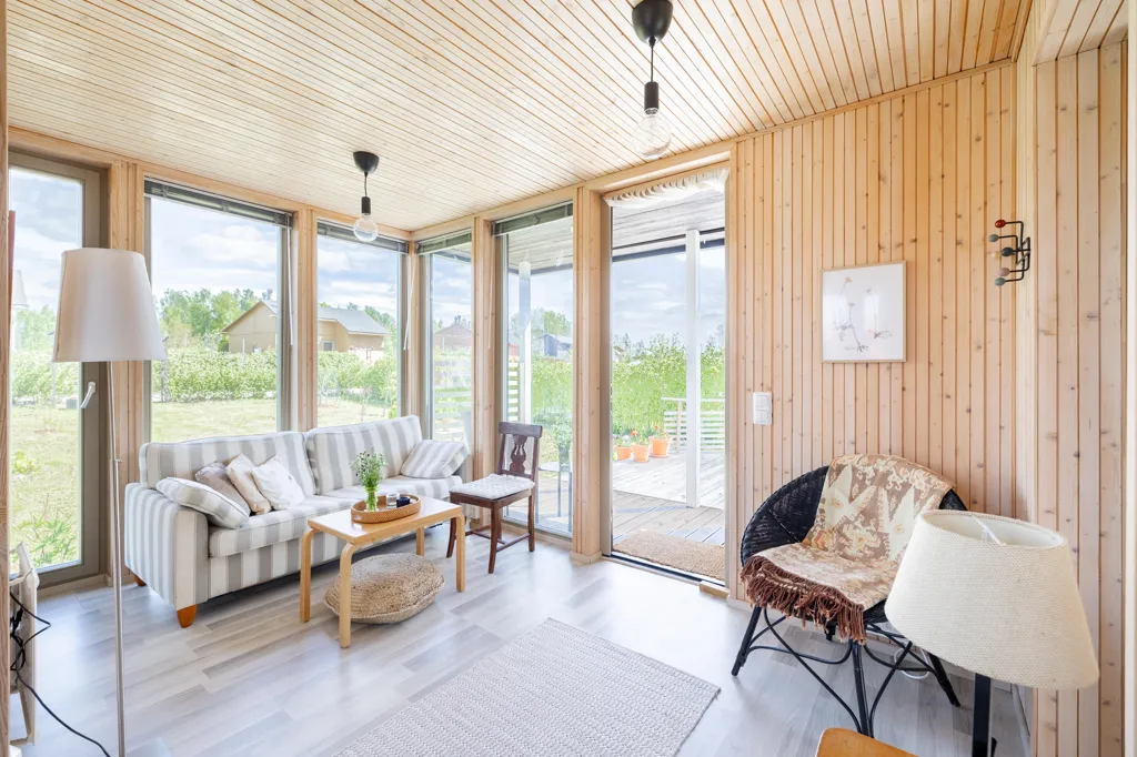 Séjour - Golf View Cottage in Espoo Niipperi