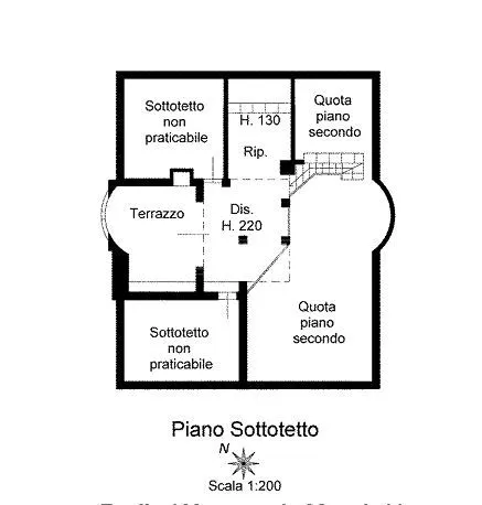 Plan - Terraced Villa with Private Garden in Modena