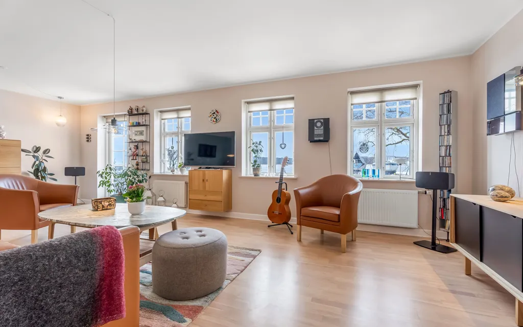 Séjour - Renovated Villa with Harbour View in Nysted