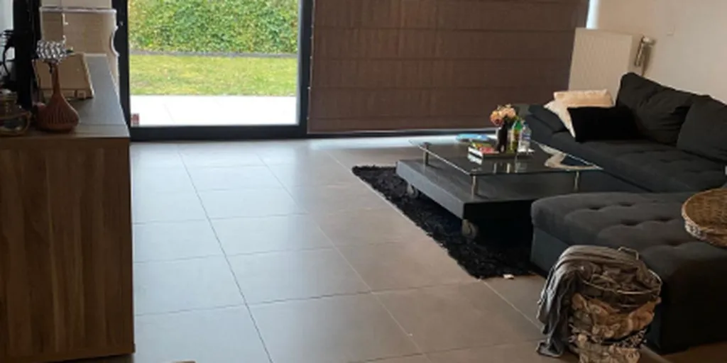 Séjour - Appartement au rez-de-chaussée avec jardin à Beernem