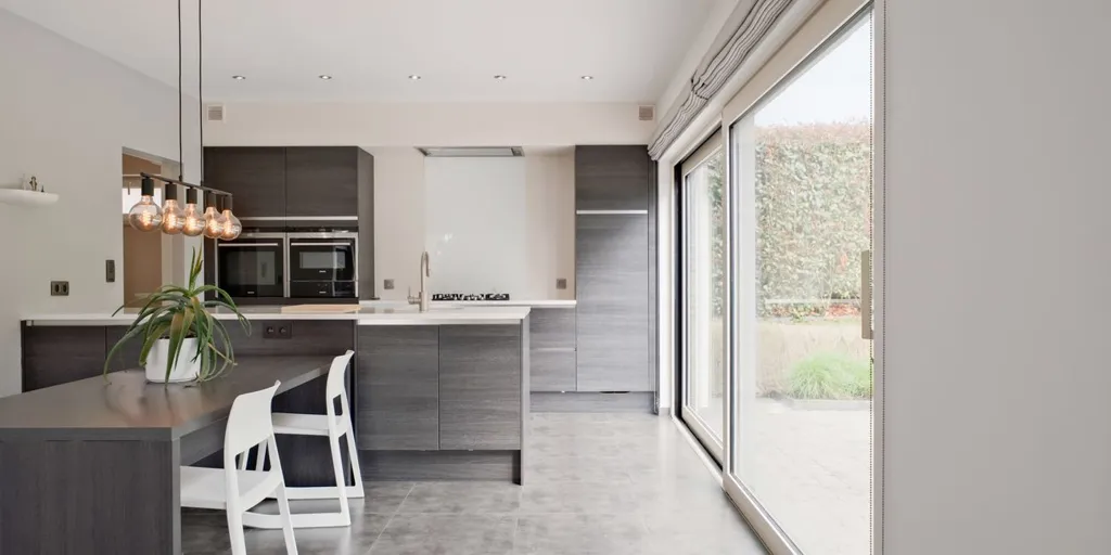 Cuisine - Villa moderne avec terrasse à Sterrebeek
