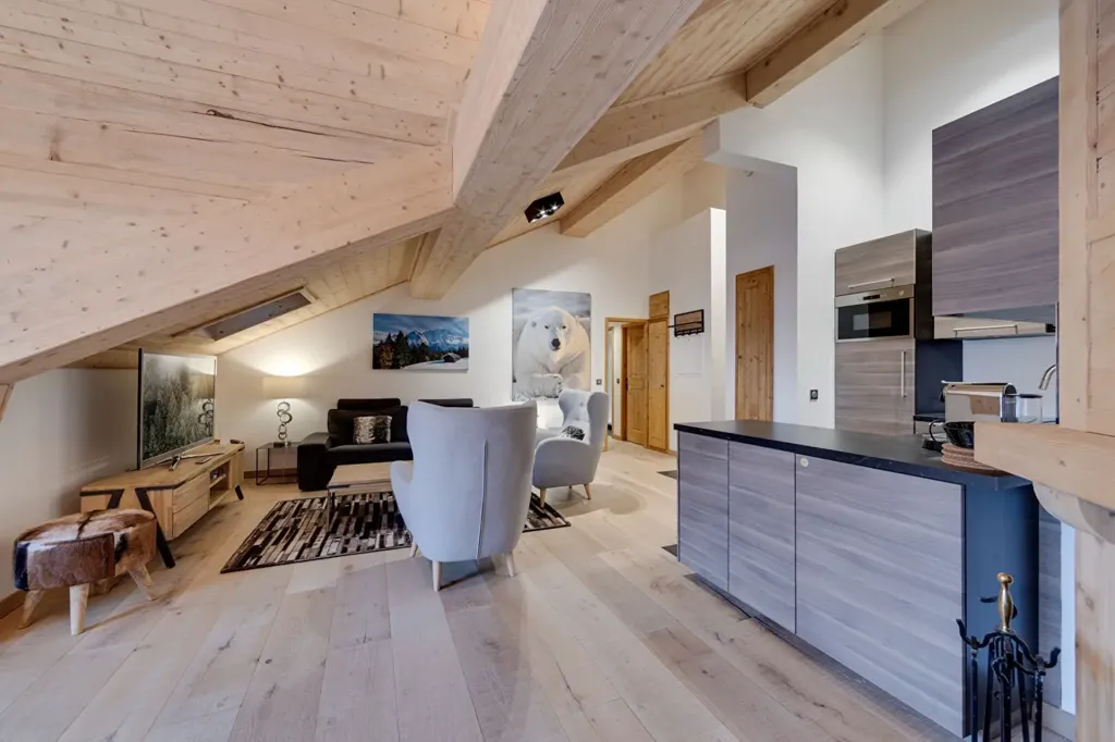 Elutuba - Luxury 2-Bed Flat with Balcony in Les Arcs