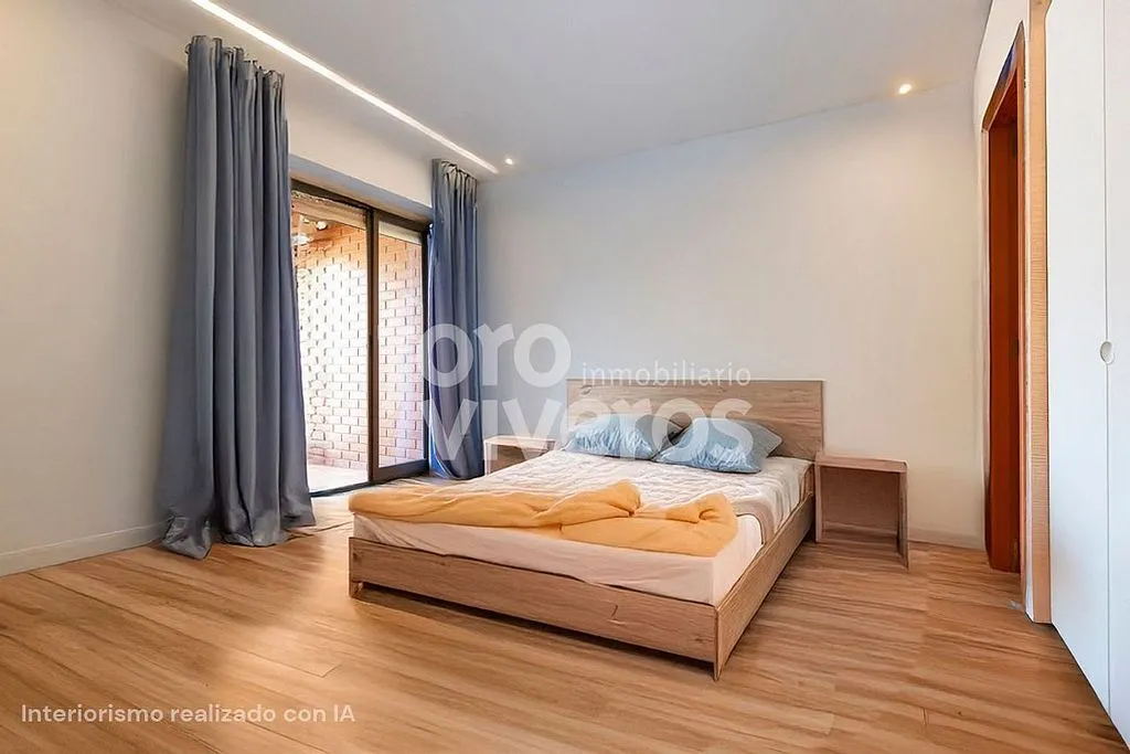 Bedrooms - Apartment with Balcony and Lift in La Carrasca