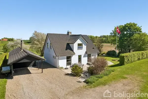 Õhuvaade - Villa with Garden in Troelstrup, Brædstrup
