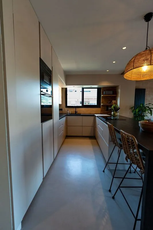 Köök - Duplex with Terrace in Rieral, Lloret de Mar
