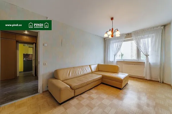 Séjour - 3-Bedroom Flat with Central Heating in Lasnamäe, Tallinn