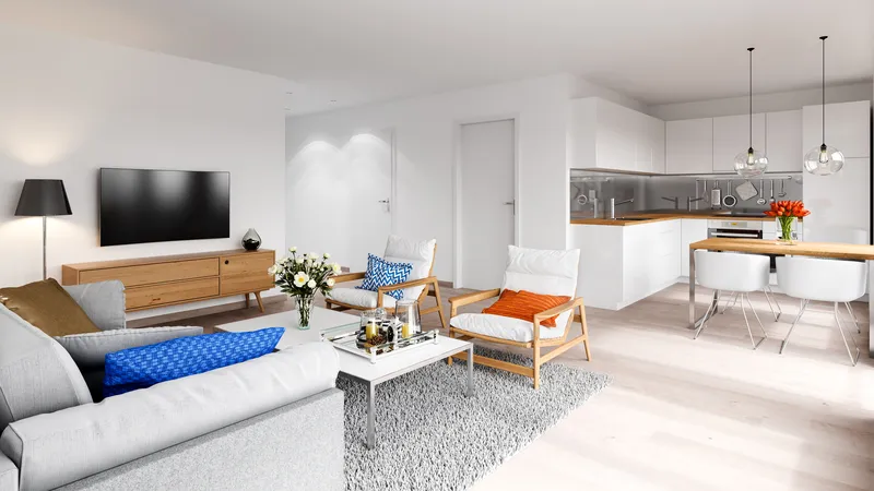 T2 Apartment with Terrace in Fareins