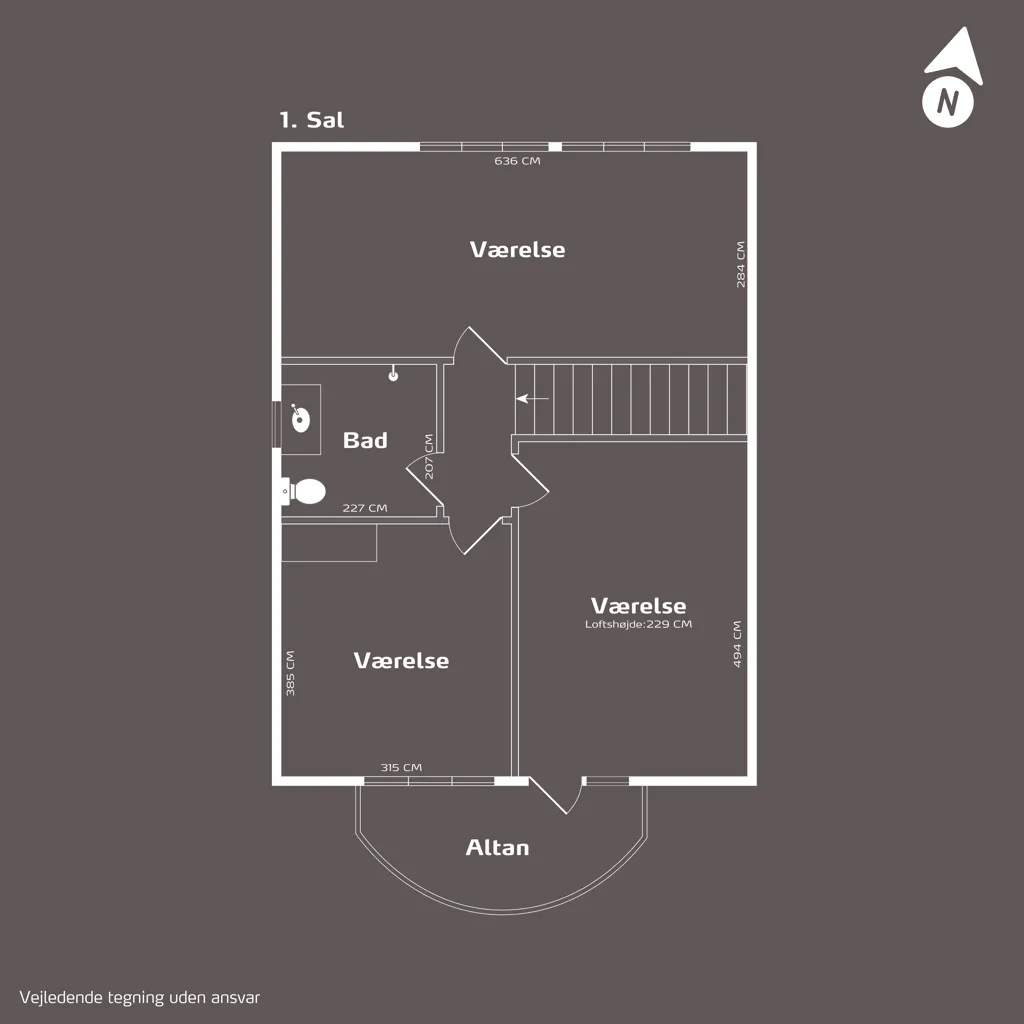 Plan - Villa with South-Facing Garden in Odense