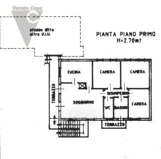 Planimetria - Independent House with Workshop in Cona