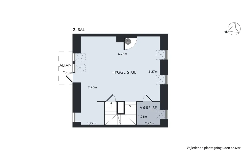 Plaan - Architectural Row House with Garden in Fuglebakke
