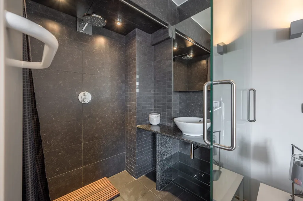 Badezimmer - Apartment with Sea View in Duinbergen