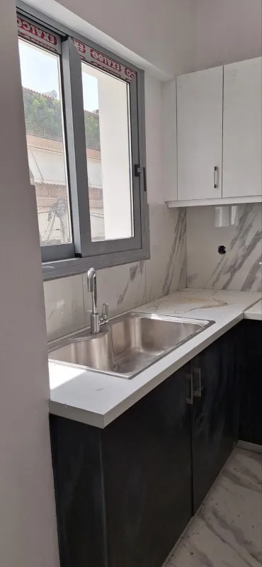 Cuisine - Apartment with Park View in Palaió Menidi Centre