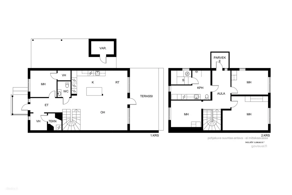 Plaan - Modern House with Sauna and Carport