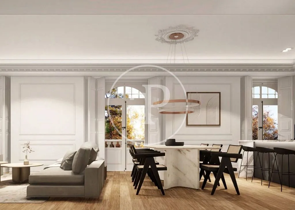 Living Room - Luxury Flat with Pool in Salamanca, Madrid