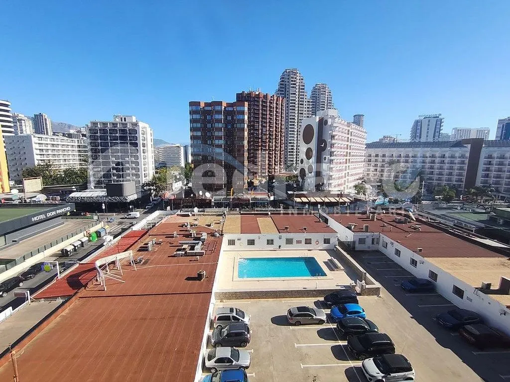 Vista aerea - Studio Apartment with Pool in Playa de Levante, Benidorm