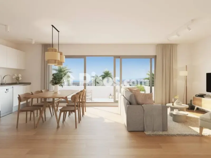 Living Room - Apartment with Sea View in Estepona
