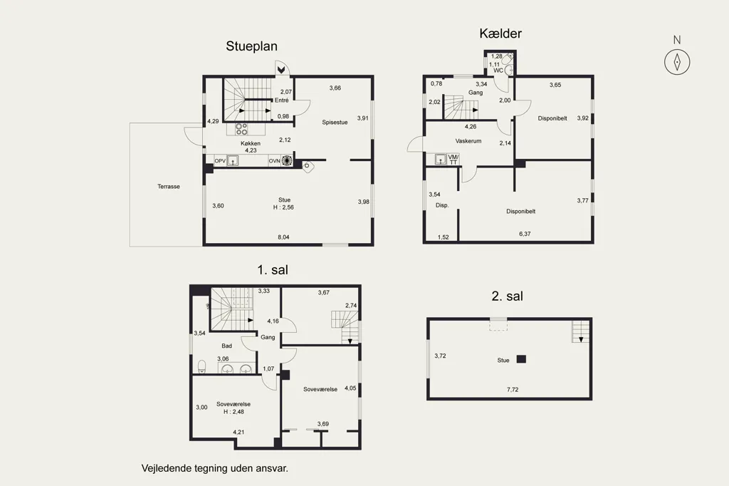 Plan - 1930s Villa with Garden in Odense M