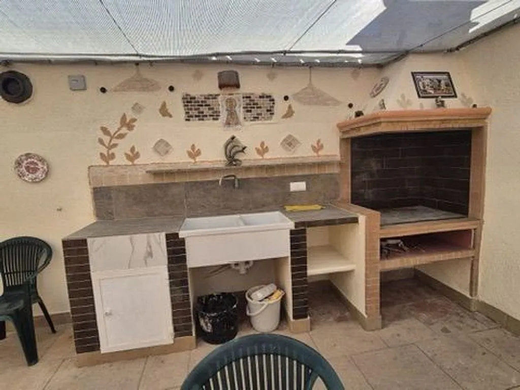 Kitchen - Semi-Detached House with Pool in Oliva Nova