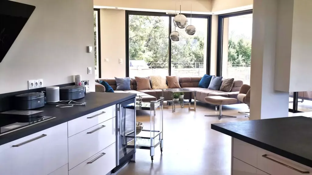 Kitchen - Prestigious Property with Sea View in Grimaud