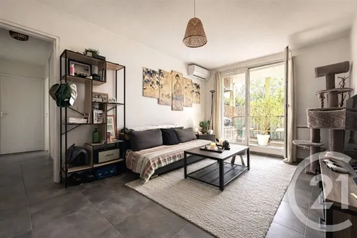 Séjour - Appartement T2 en Centre-Ville à Cogolin
