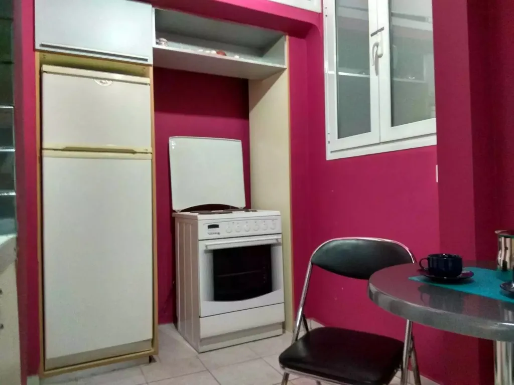 Kitchen - Renovated Flat with Balcony in Exarchia, Athens