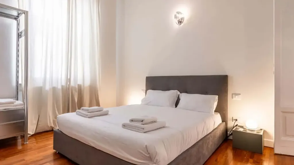 Bedrooms - Fully Furnished Studio in Milan