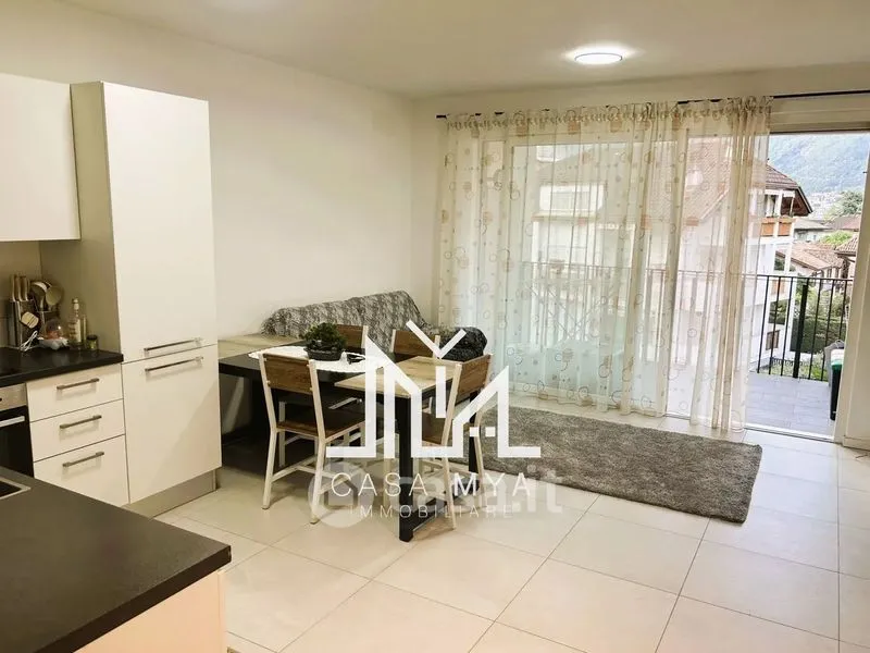 Cucina - Modern Bilocale with Terrace in Laives