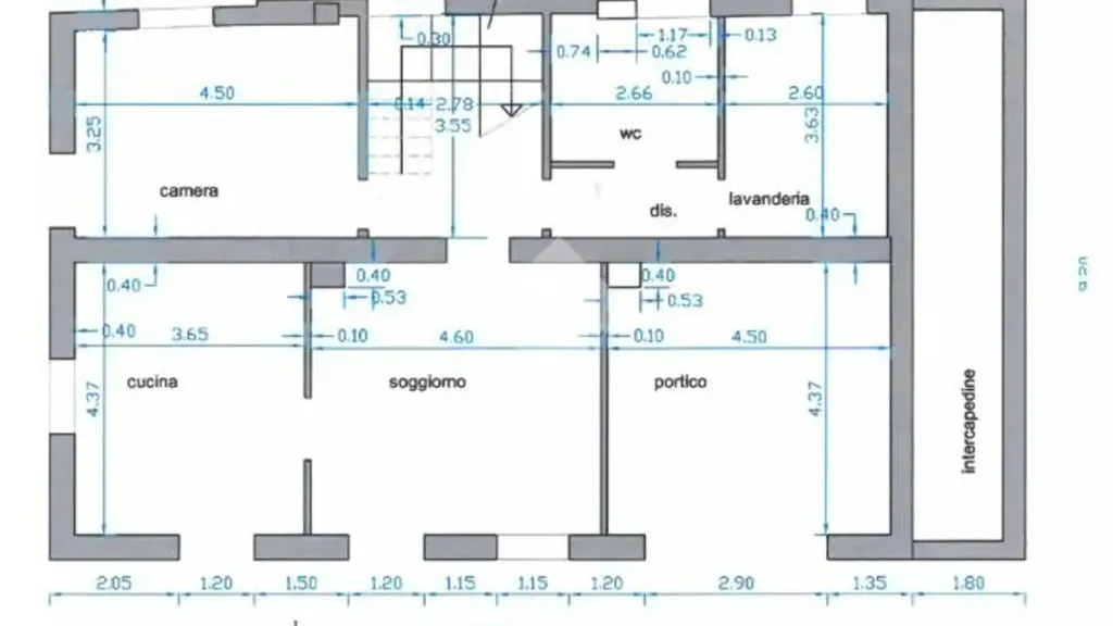 Plan - Villa with Garden in San Raffaele Cimena