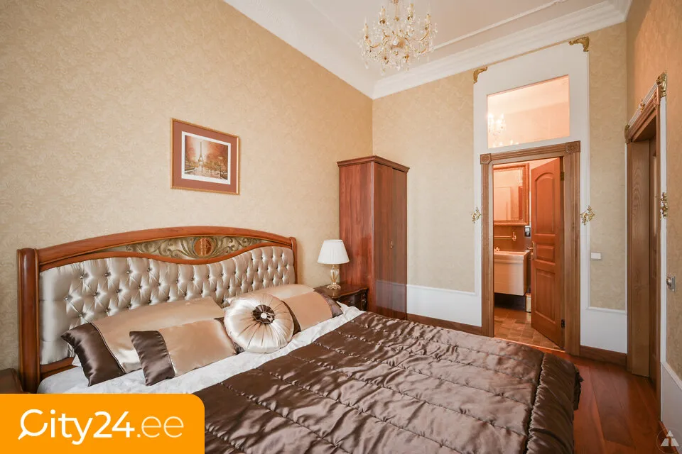 Camere da letto - Historic Apartment with Park View in Riga Centre