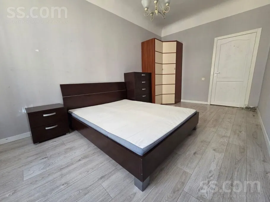 Camere da letto - Two-Bedroom Apartment with High Ceilings in Riga Centre