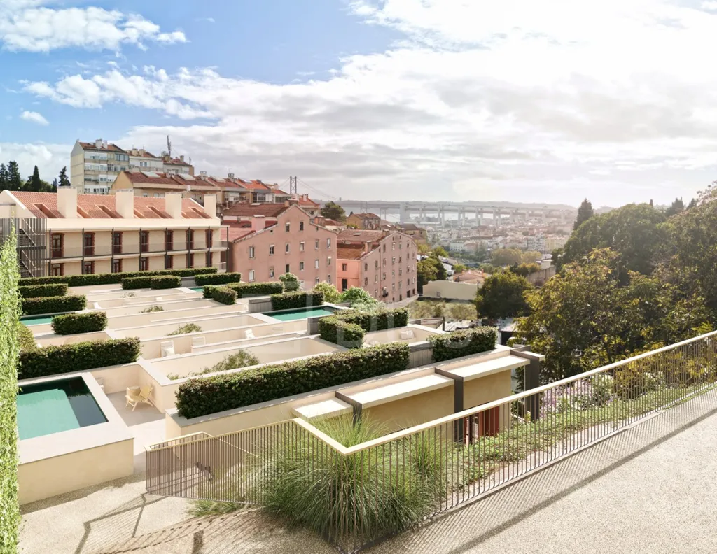 Vue aérienne - Villa with Private Pool in Lisbon