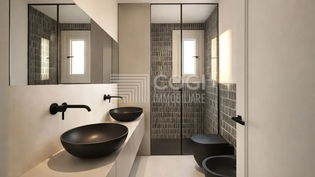 Bathrooms - Terraced House with Garden in Solarolo