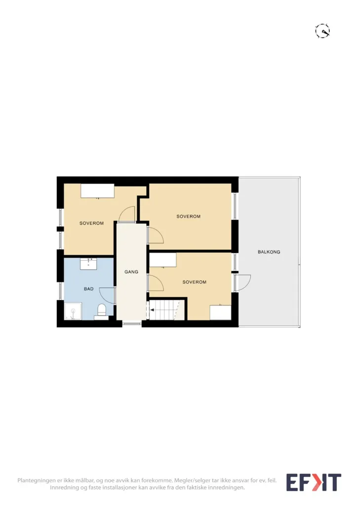 Plan - Three-Storey Townhouse with Sea View in Sola