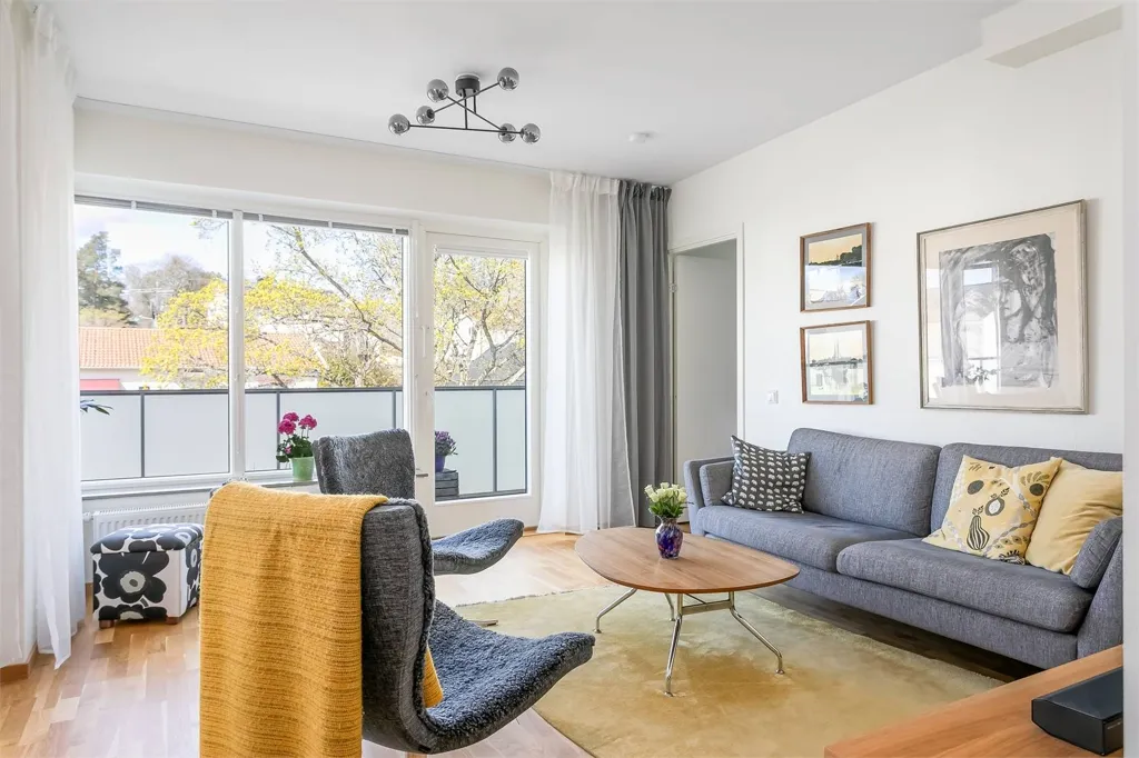 Soggiorno - Apartment with Large Terrace in Järfälla