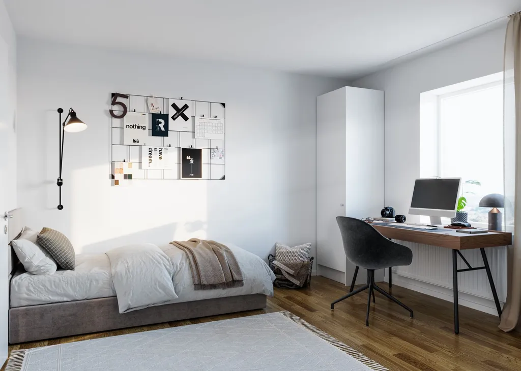 Chambres - New Build Apartment with Balcony in Jönköping