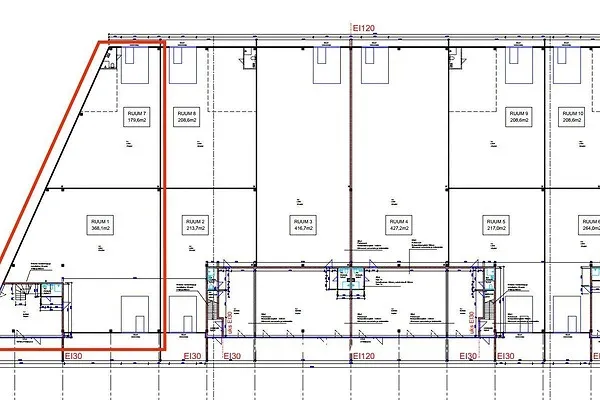 Plaan - Ärihoone asukohas Tartu