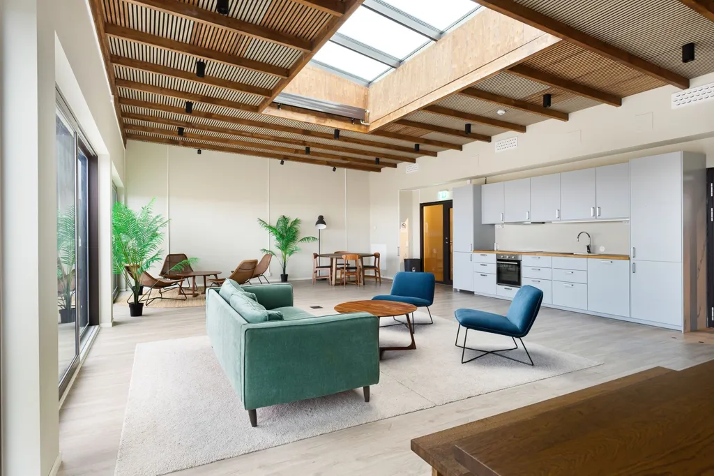 Séjour - Modern Apartment with Balcony in Uppsala