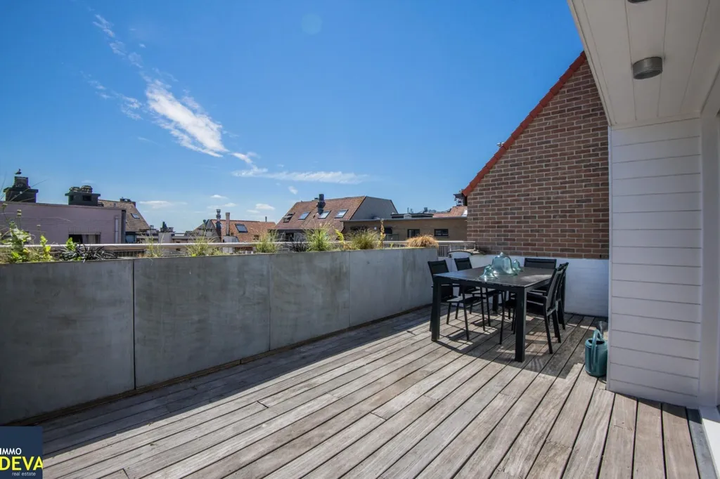 Terrasse - Appartement Duplex avec Terrasses à Knokke