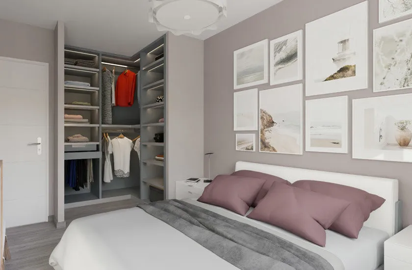 Camere da letto - New 4-Bedroom House with Garage in Écharcon