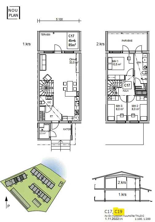 Maison 4 pièces à FI