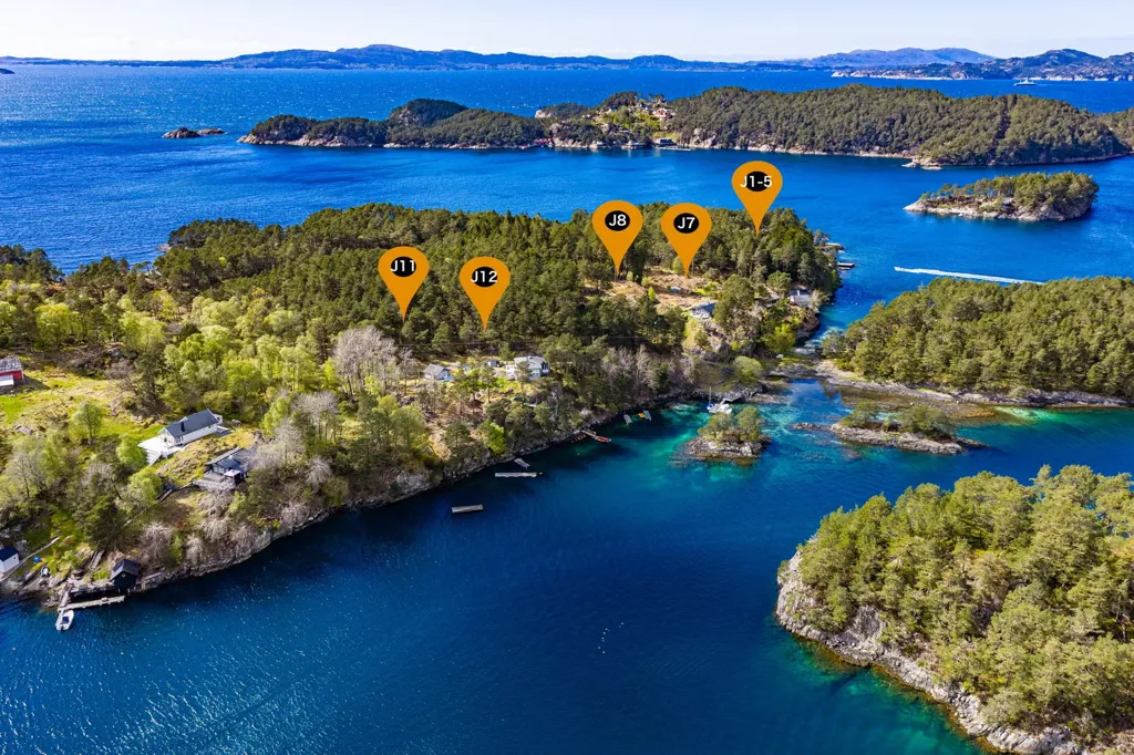 Vue aérienne - Holiday Cottage with Marina Spots in Forstrøno