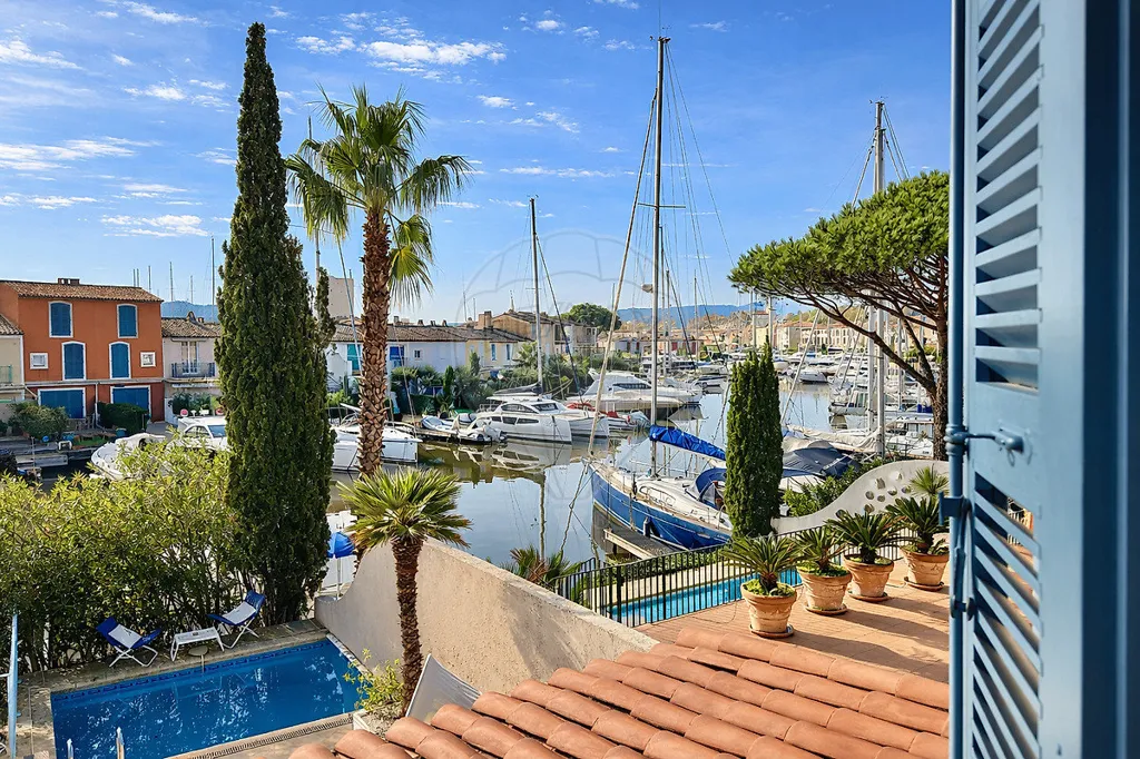 Terrass - Cassine House with Private Dock in Port Grimaud