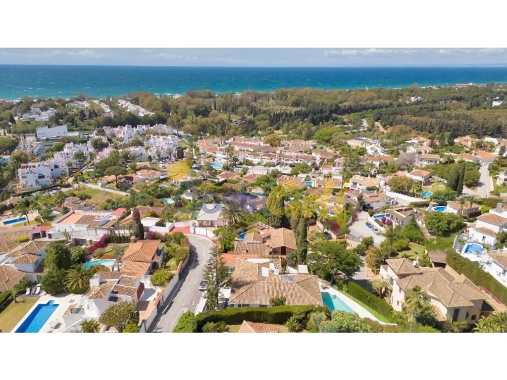 Vue aérienne - Luxury Villa with Pool in Elviria, Marbella