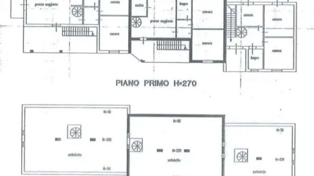 Plan - Terraced Apartment with Garage in Serramazzoni