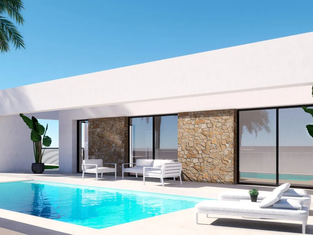 Piscine - Newly Built Villa with Sea View in Finestrat