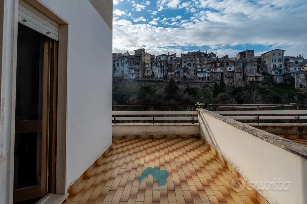 Balcony - Villa Portion with Courtyard in Poli