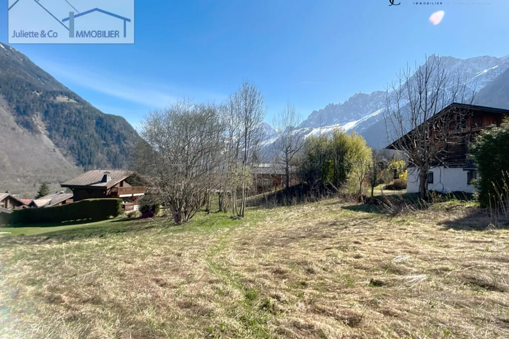 Jardin - Terrain Constructible avec Vue Montagne à Les Houches
